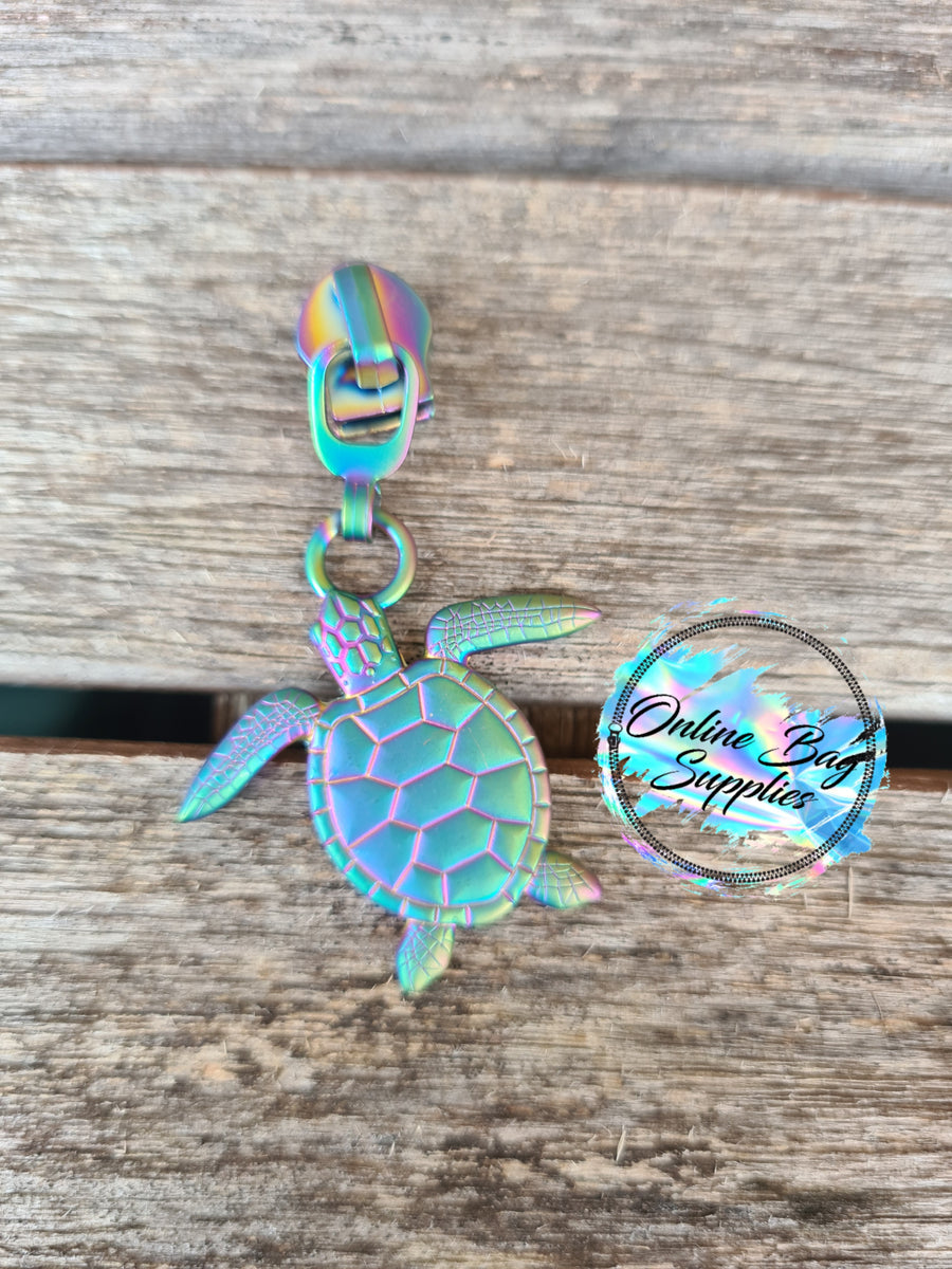 Turtle Zipper Pull, Sea Turtle Zipper Pull, Size 5 Zipper Pull