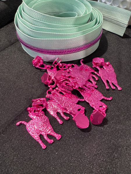 Pink Zipper Pulls Pack